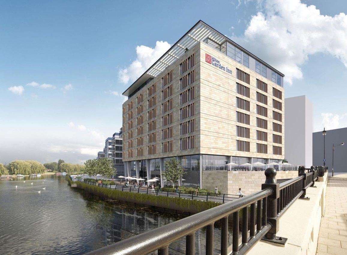 Hilton Garden Inn Peterborough City Centre Buitenkant foto